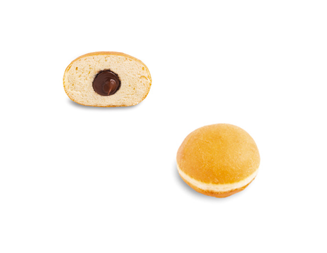 krapfen ripieno di cioccolata